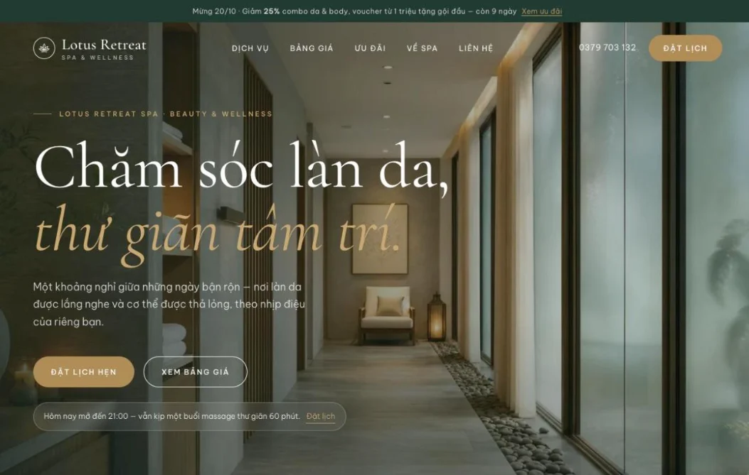 Demo Lotus Retreat Spa